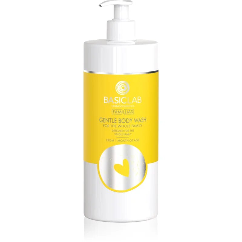 BasicLab Dermocosmetics Famillias ekstra nežen gel za prhanje za vso družino 500 ml
