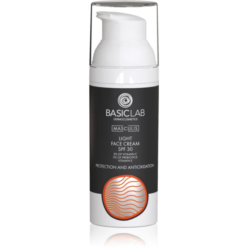 BasicLab Dermocosmetics Masculis lahka dnevna krema za moške SPF 30 50 ml