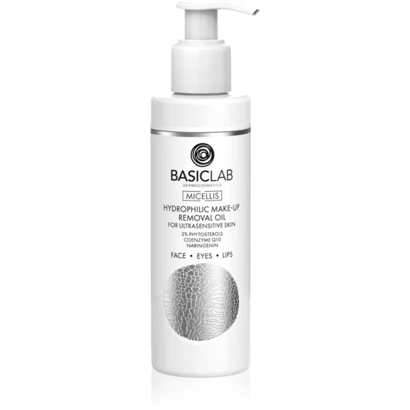 BasicLab Dermocosmetics Micellis čistilno olje za odstranjevanje ličil za zelo občutljivo kožo 200 ml