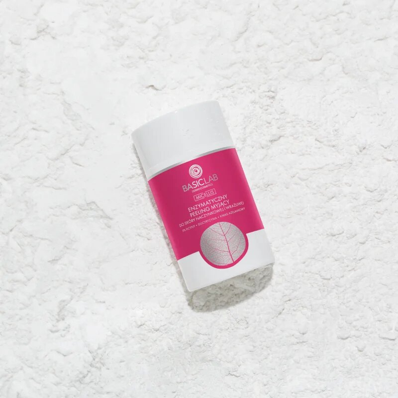 BasicLab Dermocosmetics Micellis encimski piling proti rdečici na obrazu 35 g
