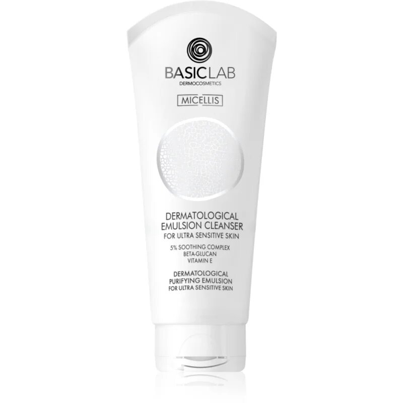 BasicLab Dermocosmetics Micellis nežna čistilna emulzija za zelo občutljivo kožo 100 ml