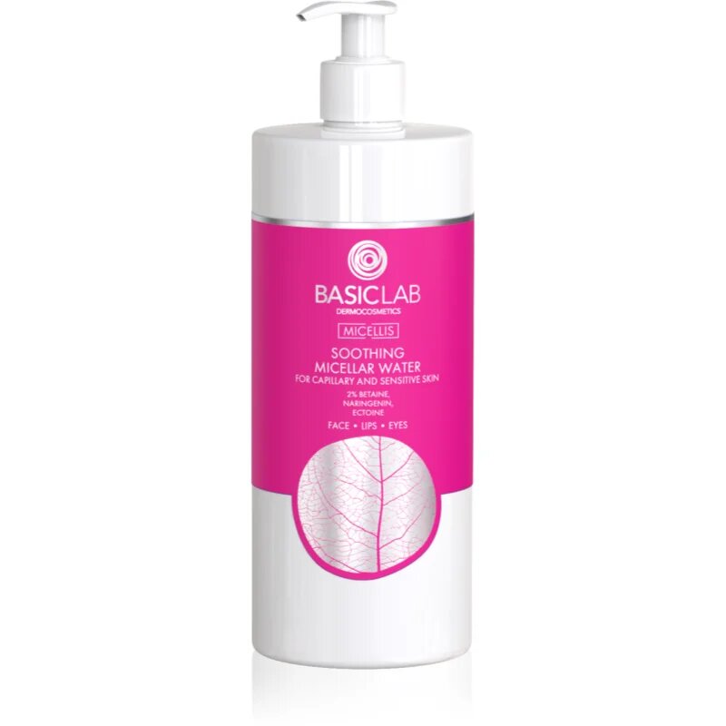 BasicLab Dermocosmetics Micellis pomirjevalna micelarna voda za kožo ki je nagnjena k rdečici 500 ml