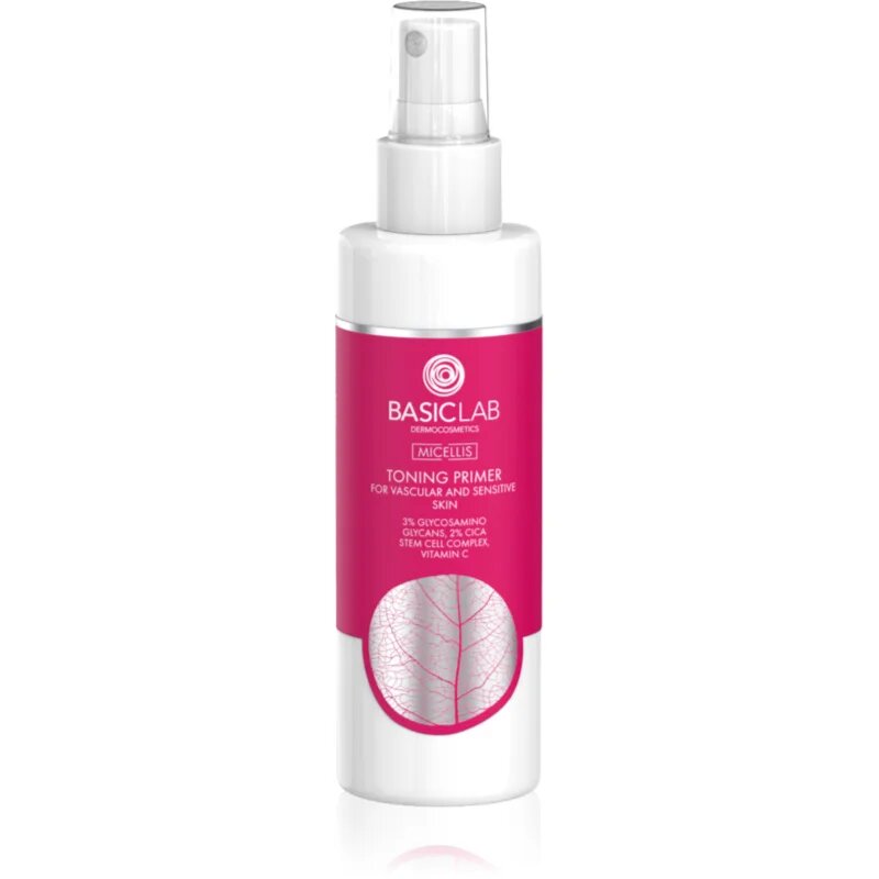 BasicLab Dermocosmetics Micellis tonik za obraz v pršilu za občutljivo in pordelo kožo 150 ml
