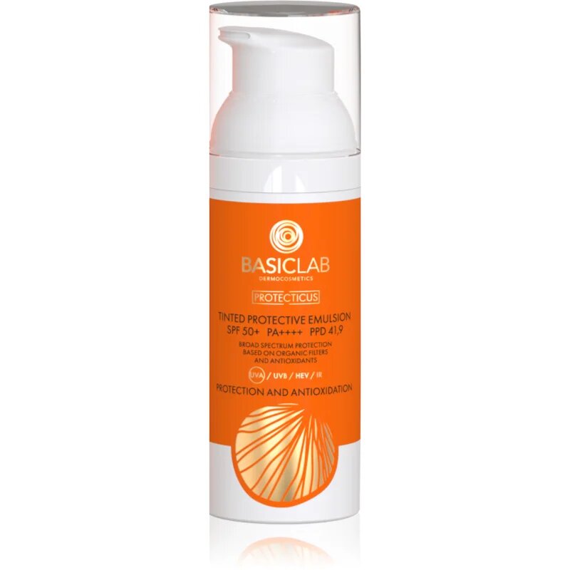 BasicLab Dermocosmetics Protecticus tonirana emulzija SPF 50+ 50 ml