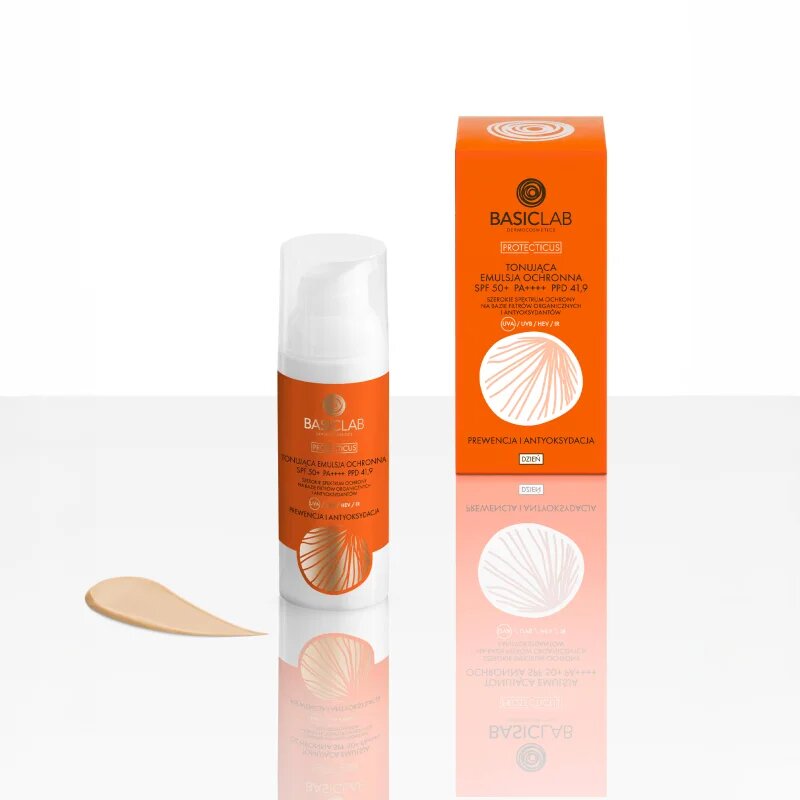 BasicLab Dermocosmetics Protecticus tonirana emulzija SPF 50+ 50 ml