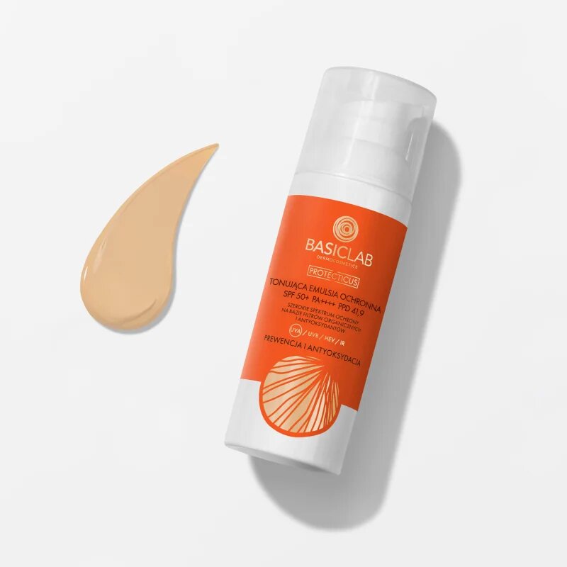 BasicLab Dermocosmetics Protecticus tonirana emulzija SPF 50+ 50 ml