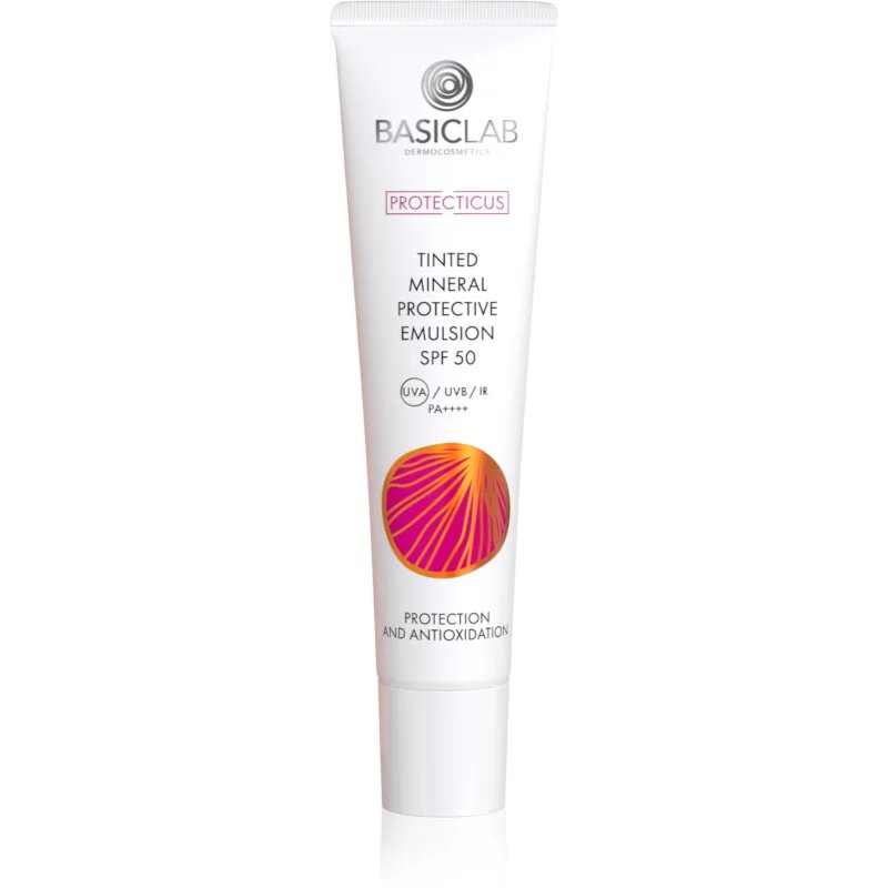BasicLab Dermocosmetics Protecticus zaščitna emulzija za občutljivo kožo nagnjeno k rdečici SPF 50+ 40 ml