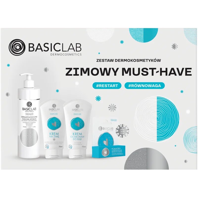 BasicLab Dermocosmetics Winter Must-have darilni set proti mrazu in vetru