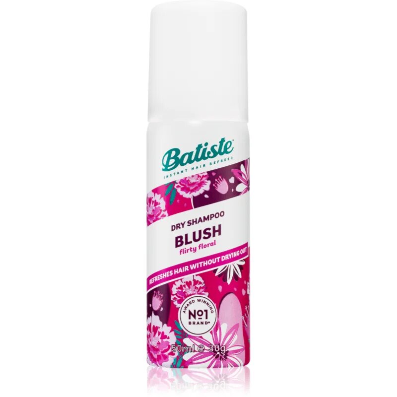 Batiste Blush Flirty Floral suhi šampon potovalno pakiranje 50 ml