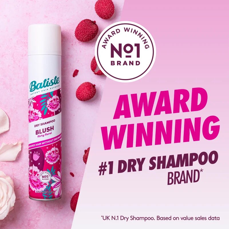 Batiste Blush osvežujoči suhi šampon 350 ml