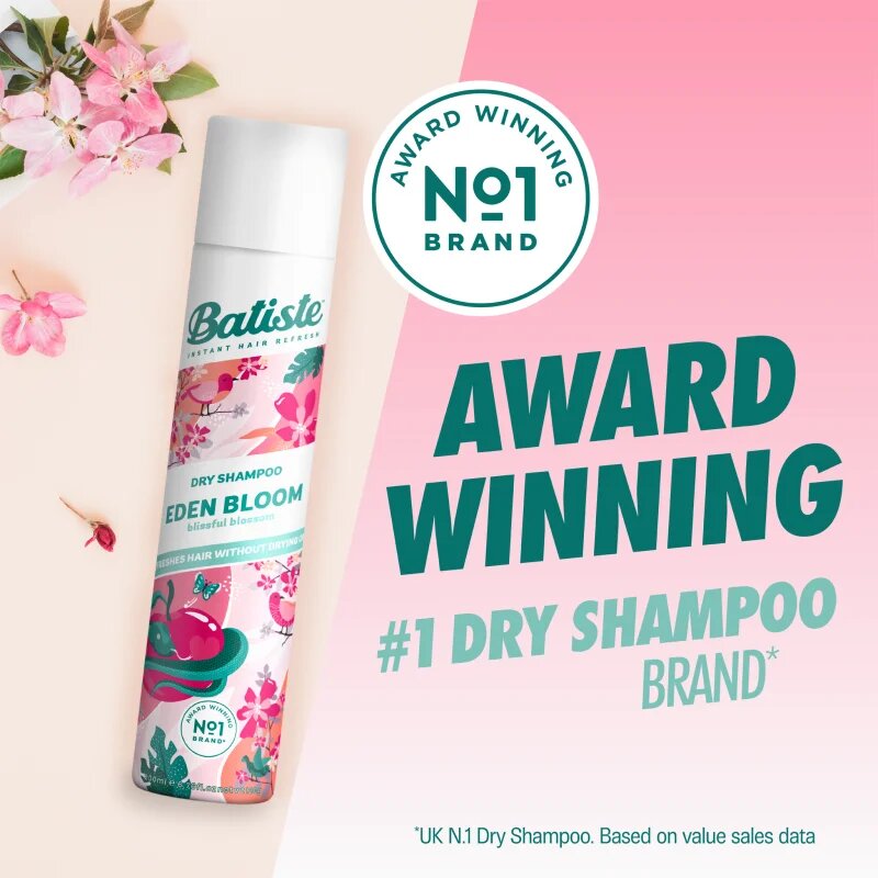 Batiste Eden Bloom suhi šampon za volumen las 200 ml