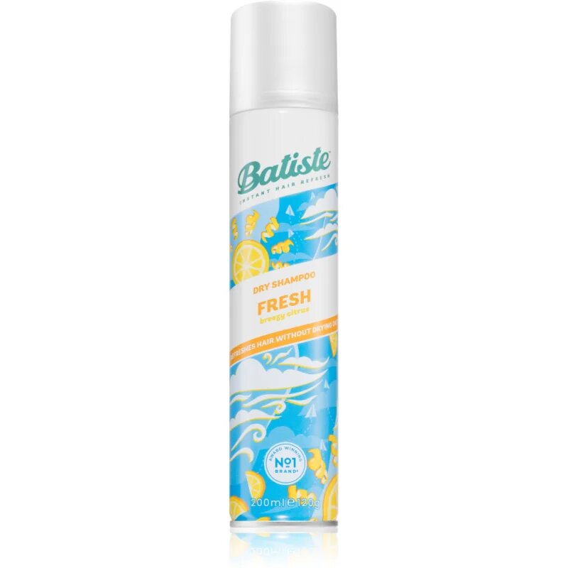 Batiste Fresh Breezy Citrus suhi šampon za vse tipe las mešanica barv 200 ml