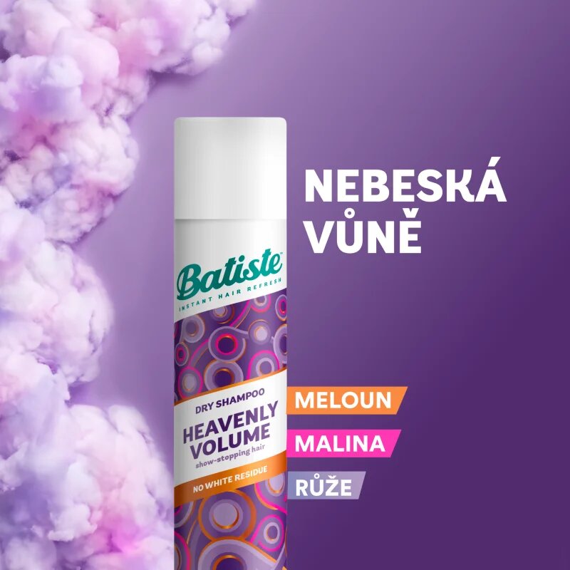 Batiste Heavenly Volume suhi šampon za volumen in sijaj 200 ml