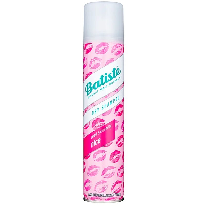 Batiste Nice suhi šampon za absorbcijo odvečnega sebuma in za osvežitev las 200 ml