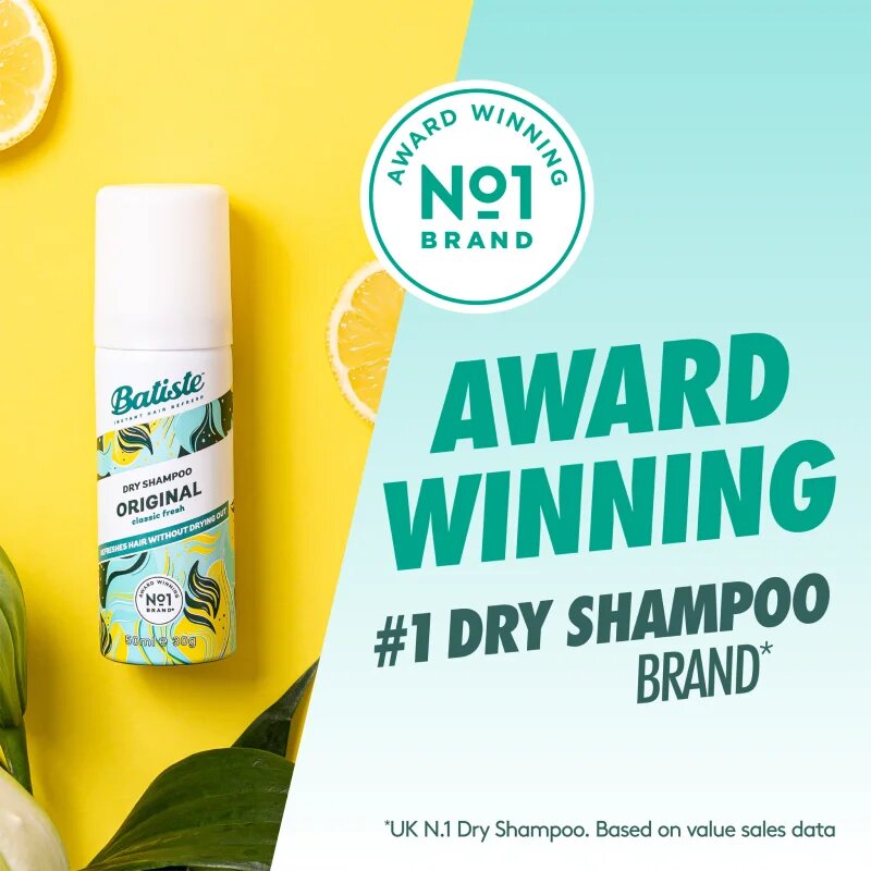 Batiste Original suhi šampon potovalno pakiranje 50 ml