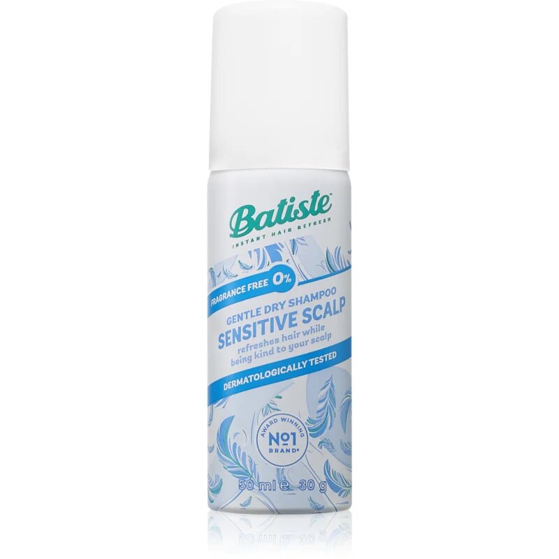 Batiste Sensitive suhi šampon za občutljivo lasišče 50 ml