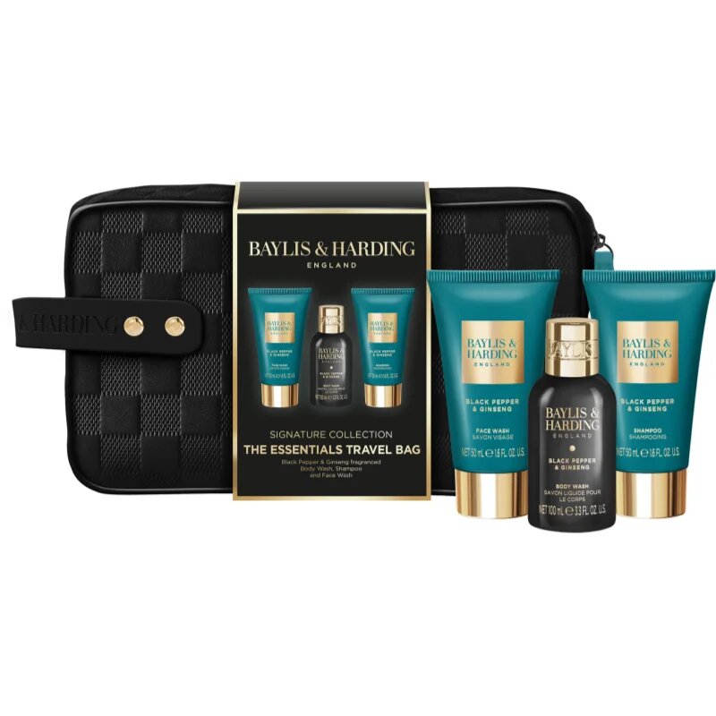 Baylis & Harding Black Pepper & Ginseng darilni set za pot