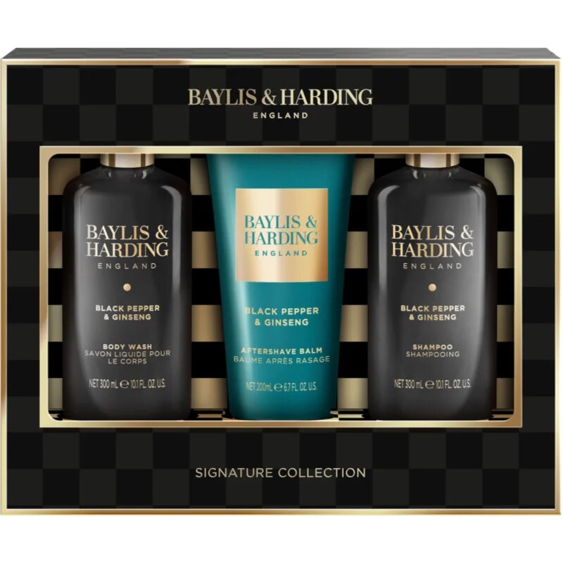 Baylis & Harding Black Pepper & Ginseng darilni set za telo in obraz