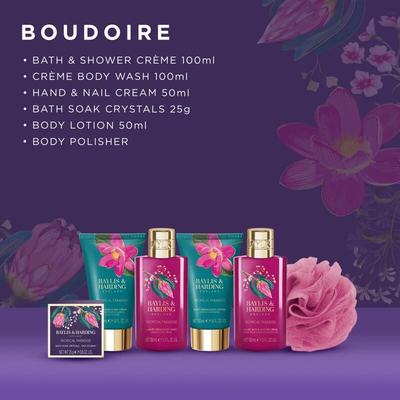 Baylis & Harding Boudoire Tropical Paradise darilni set