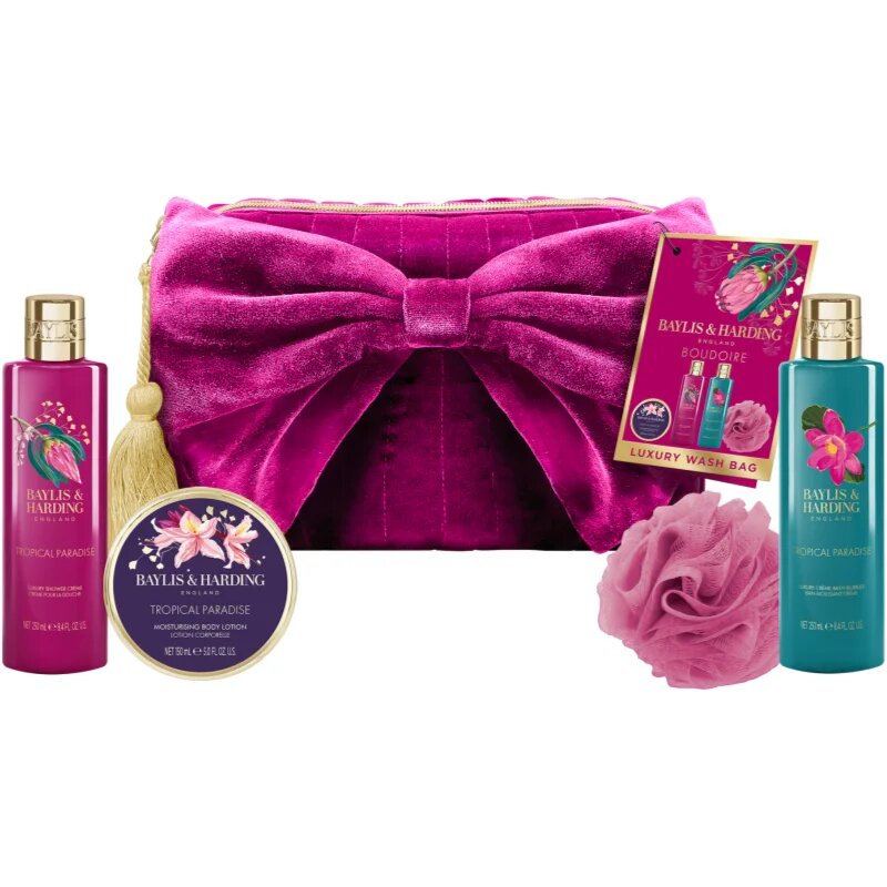 Baylis & Harding Boudoire Tropical Paradise darilni set kozmetična torbica