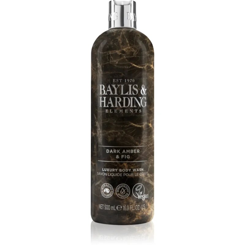 Baylis & Harding Elements Dark Amber & Fig luksuzni gel za prhanje 500 ml