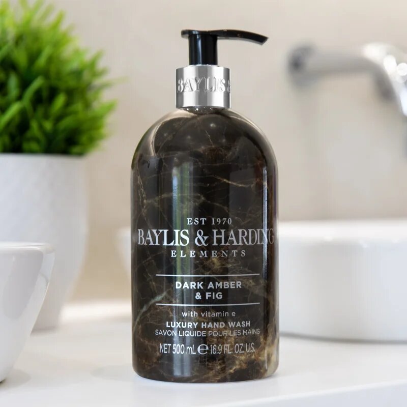 Baylis & Harding Elements Dark Amber & Fig tekoče milo za roke 500 ml