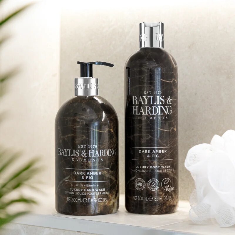 Baylis & Harding Elements Dark Amber & Fig tekoče milo za roke 500 ml