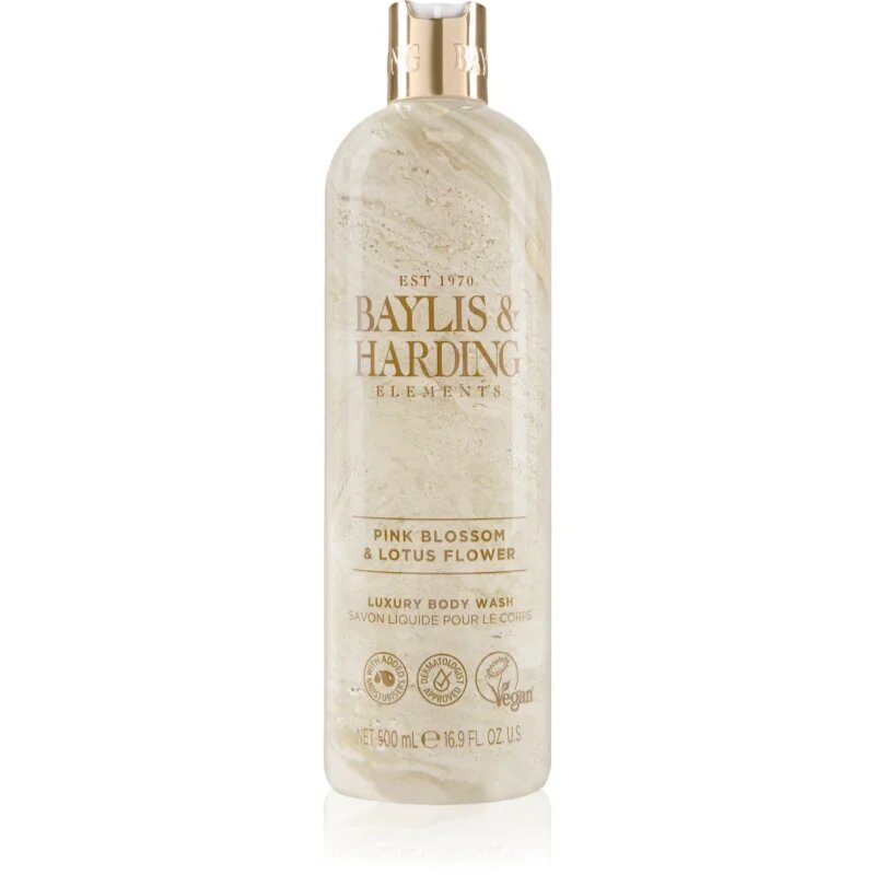 Baylis & Harding Elements Pink Blossom & Lotus Flower luksuzni gel za prhanje 500 ml