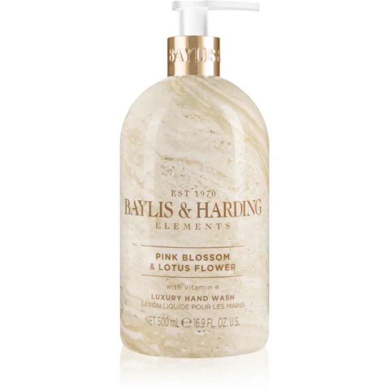 Baylis & Harding Elements Pink Blossom & Lotus Flower tekoče milo za roke 500 ml