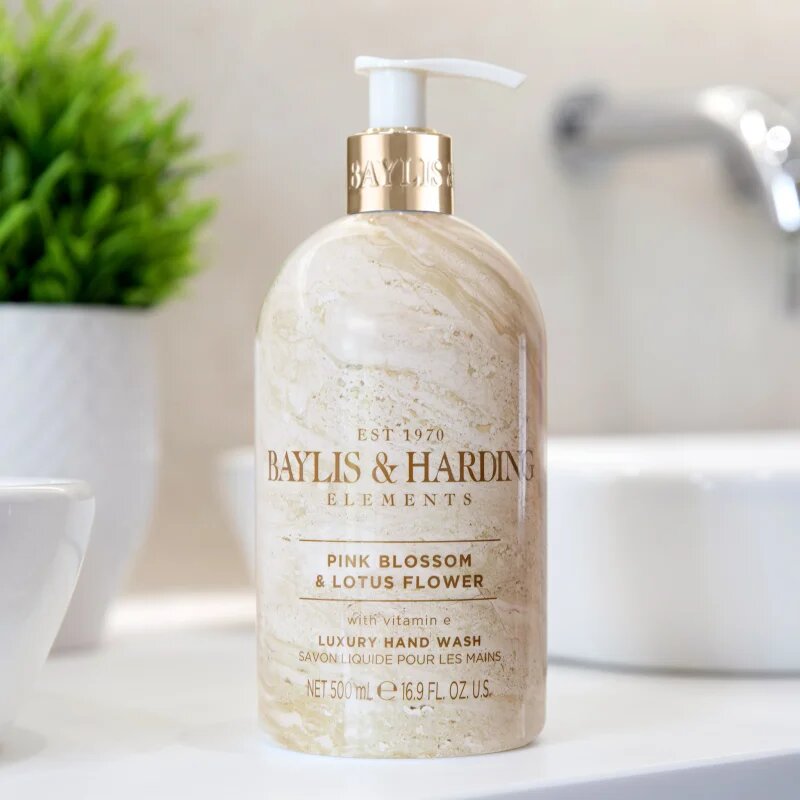 Baylis & Harding Elements Pink Blossom & Lotus Flower tekoče milo za roke 500 ml