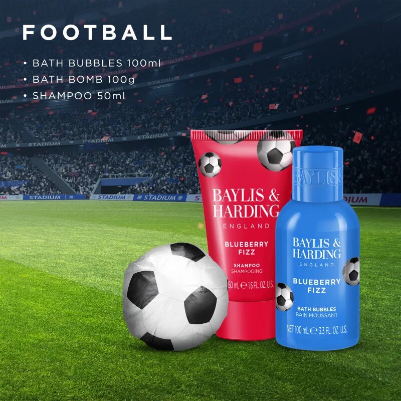 Baylis & Harding Football Stars Wash darilni set za pot za otroke