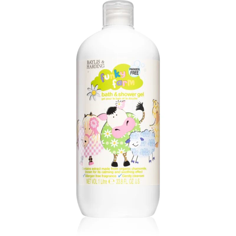 Baylis & Harding Funky Farm gel za prhanje in kopanje 1000 ml