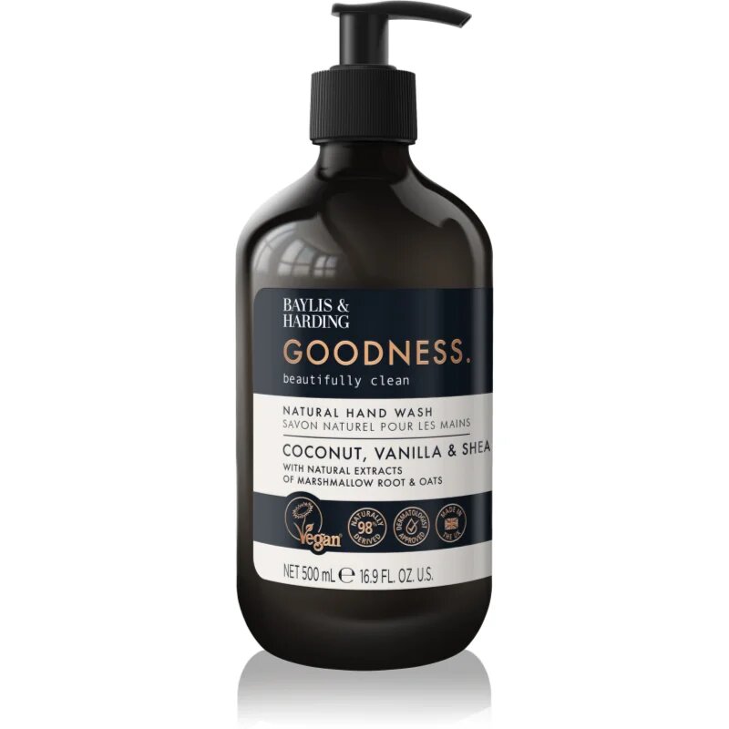 Baylis & Harding Goodness Coconut Vanilla & Shea naravno tekoče milo za roke 500 ml