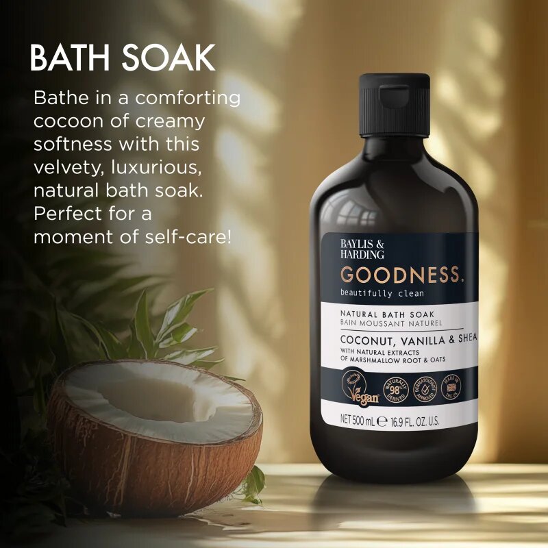 Baylis & Harding Goodness Coconut Vanilla & Shea pena za kopel 500 ml
