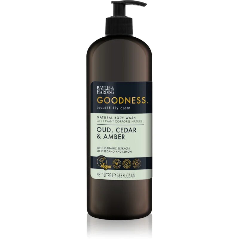 Baylis & Harding Goodness Oud Cedar & Amber gel za prhanje 1000 ml