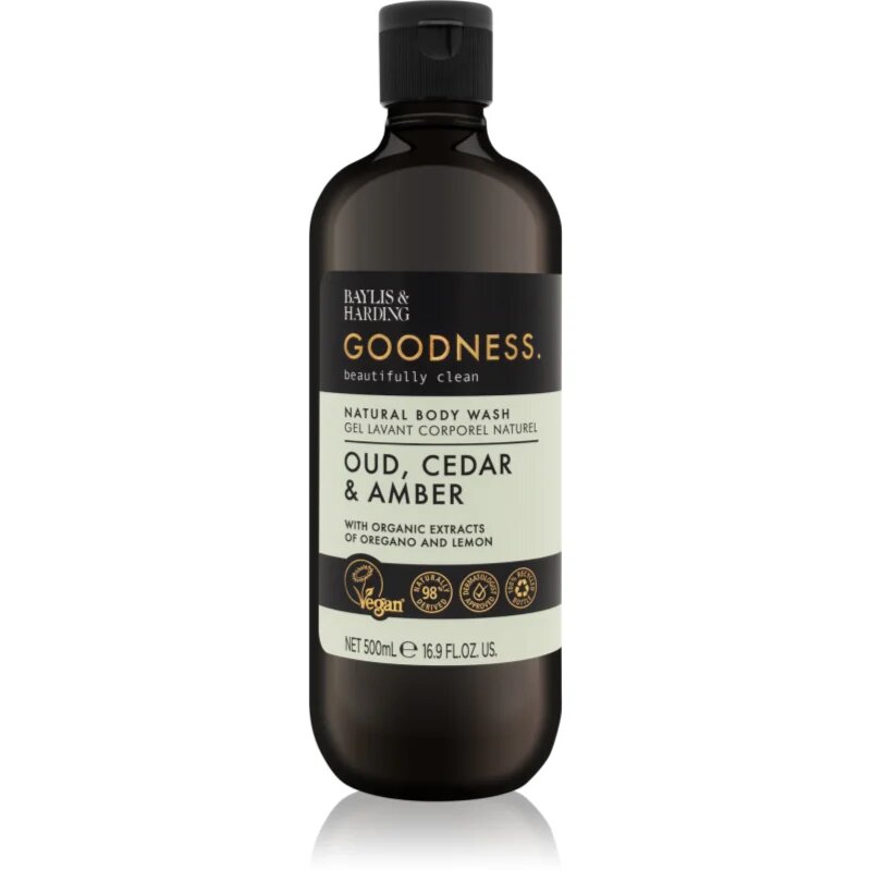 Baylis & Harding Goodness Oud Cedar & Amber gel za prhanje 500 ml