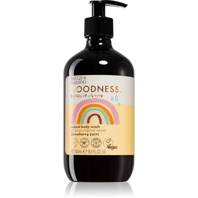 Baylis & Harding Goodness Strawberry Swirl nežni gel za umivanje za otroke od rojstva 500 ml