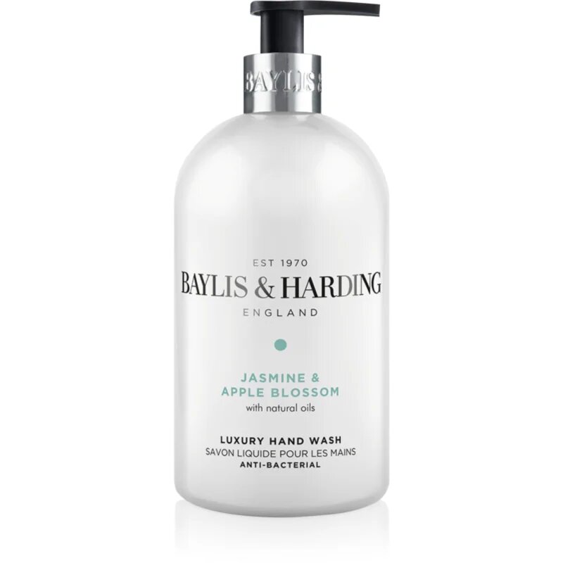 Baylis & Harding Jasmine & Apple Blossom čistilno tekoče milo za roke z antibakterijskim dodatkom 500 ml