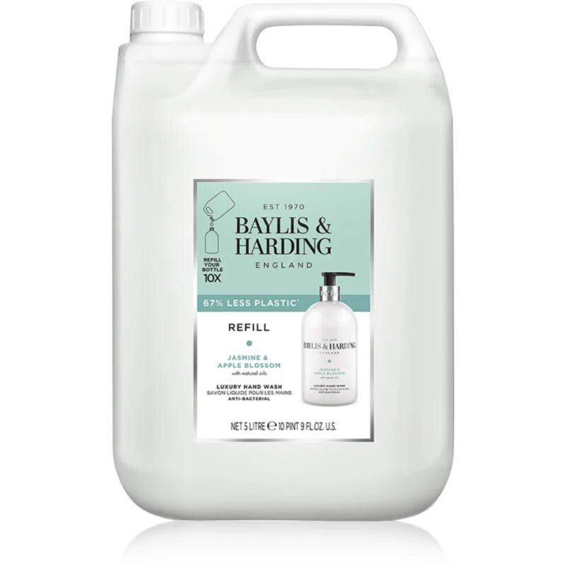 Baylis & Harding Jasmine & Apple Blossom tekoče milo za roke nadomestno polnilo 5000 ml