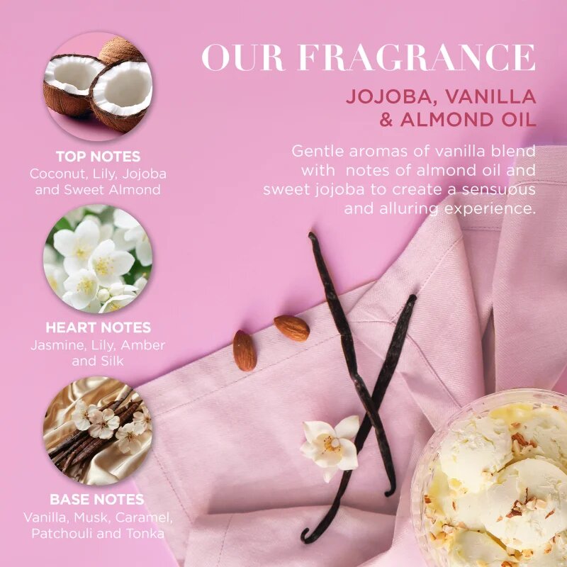 Baylis & Harding Jojoba Vanilla & Almond Oil darilni set za telo
