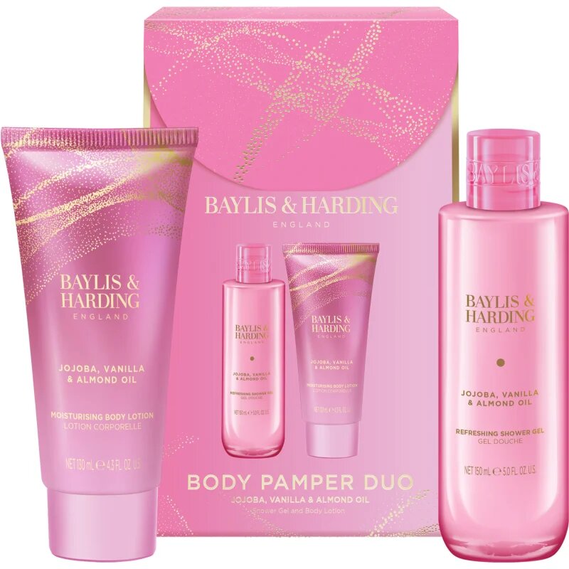 Baylis & Harding Jojoba Vanilla & Almond Oil darilni set za telo