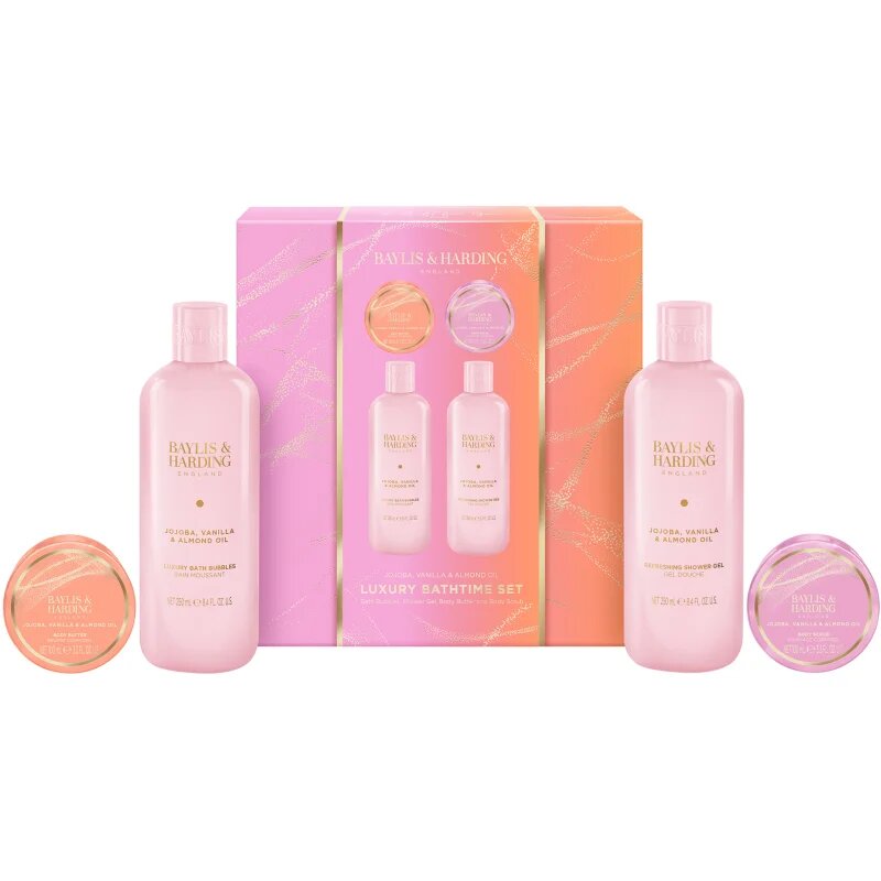 Baylis & Harding Jojoba Vanilla & Almond Oil darilni set za telo