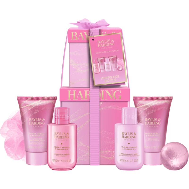 Baylis & Harding Jojoba Vanilla & Almond Oil darilni set za telo z mandljevim oljem