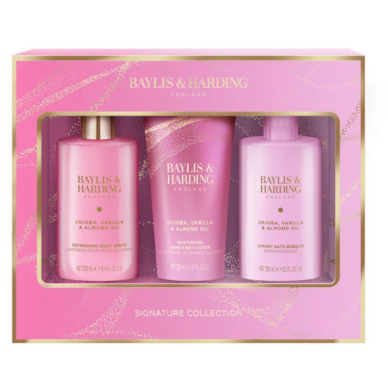 Baylis & Harding Jojoba Vanilla & Almond Oil darilni set za ženske z mandljevim oljem
