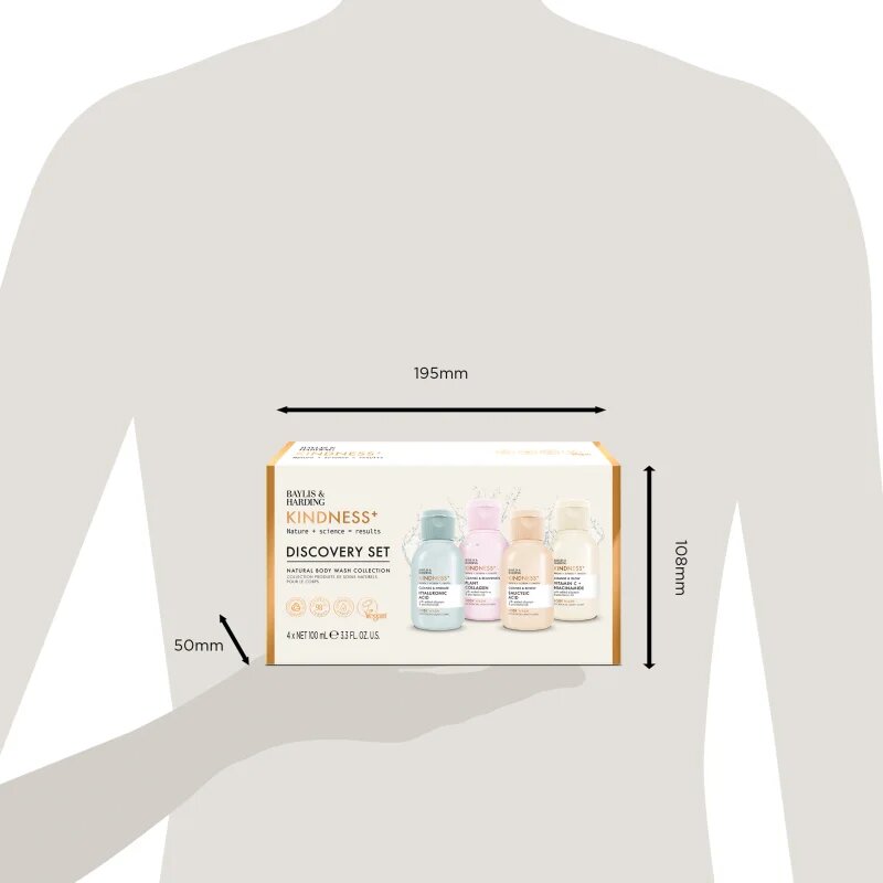 Baylis & Harding Kindness+ Discovery Set darilni set za tuš