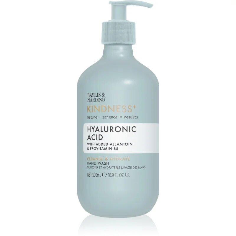 Baylis & Harding Kindness+ Hyaluronic Acid tekoče milo za roke z vlažilnim učinkom dišave Pear & Neroli 500 ml