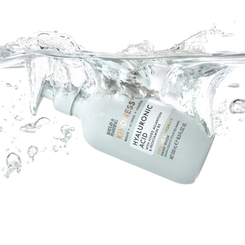 Baylis & Harding Kindness+ Hyaluronic Acid tekoče milo za roke z vlažilnim učinkom dišave Pear & Neroli 500 ml