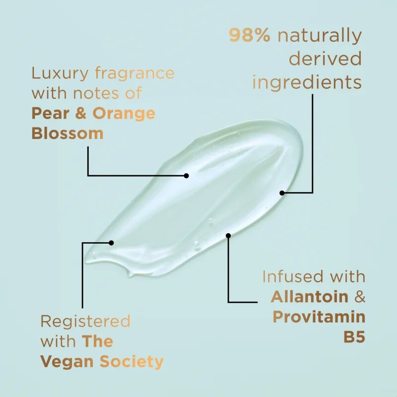 Baylis & Harding Kindness+ Hyaluronic Acid tekoče milo za roke z vlažilnim učinkom dišave Pear & Neroli 500 ml