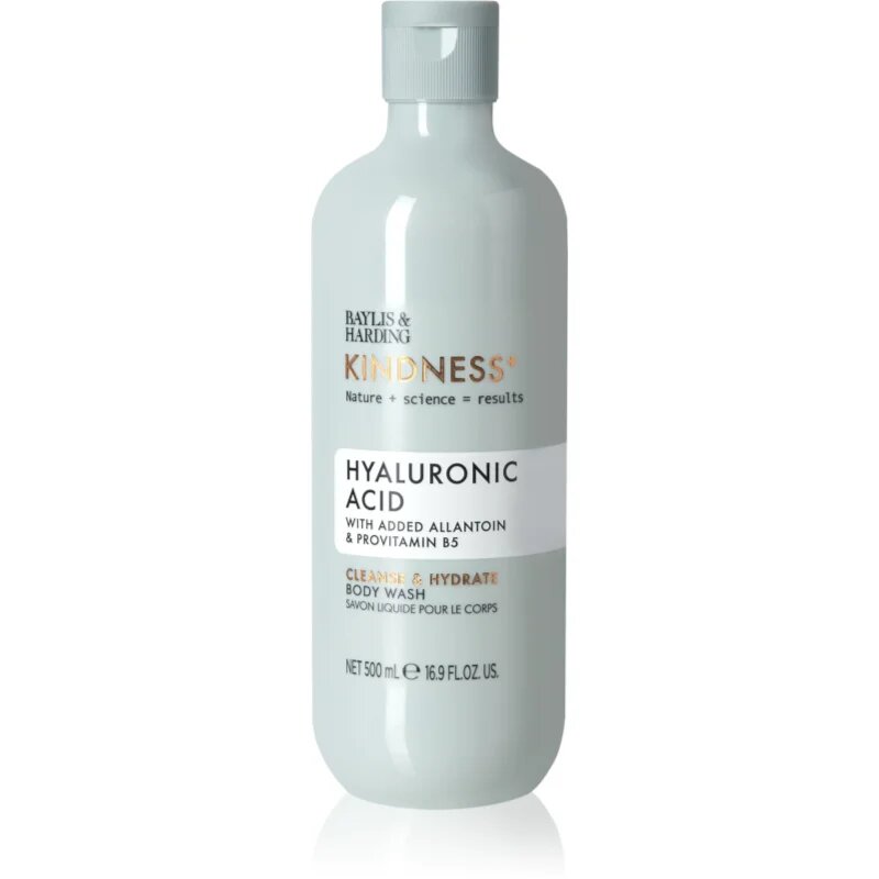 Baylis & Harding Kindness+ Hyaluronic Acid vlažilen gel za prhanje dišave Pear & Neroli 500 ml