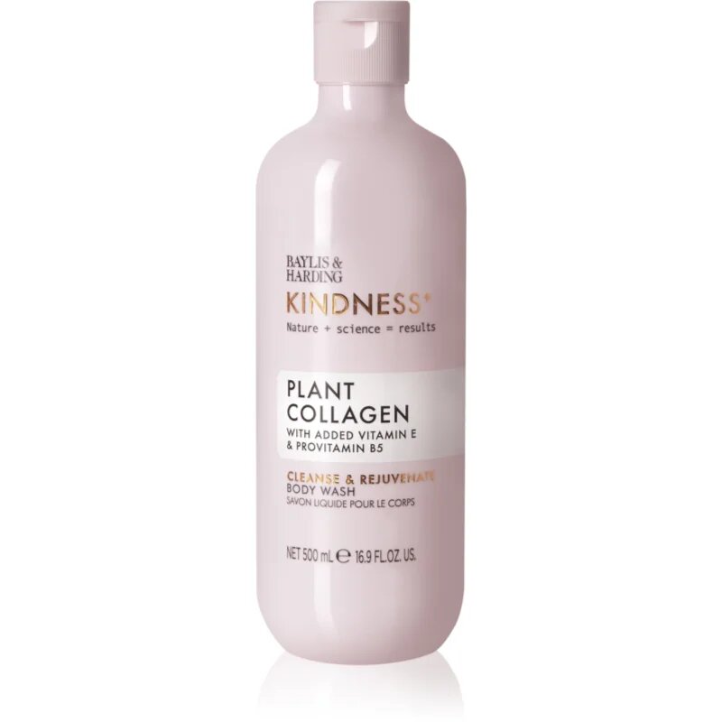 Baylis & Harding Kindness+ Plant Collagen revitalizacijski gel za prhanje dišave Coconut Milk & Rose Water 500 ml